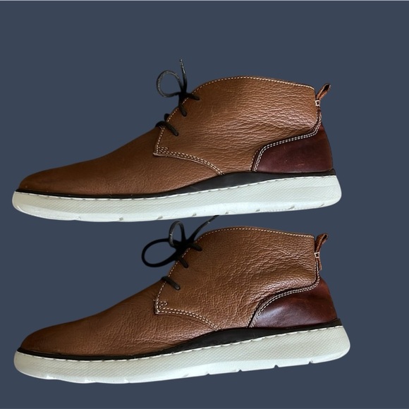 Johnston & Murphy Brown Farley Chukka Leather Boots size 12M main image 3
